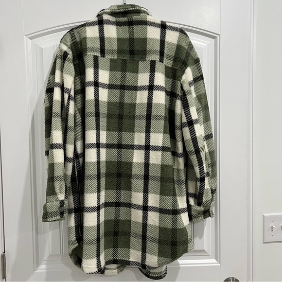 Berkley Jensen Green and White Plaid Jacket - Picture 2 of 4